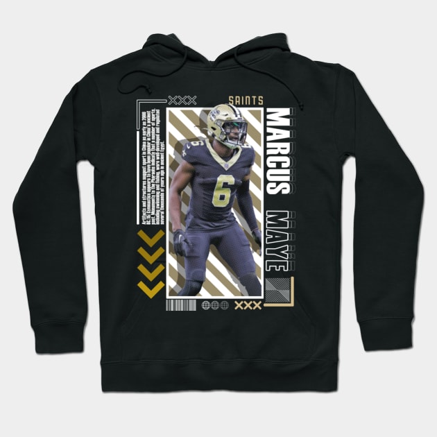 Marcus Maye Paper Poster Version 10 Hoodie by art.Hamdan